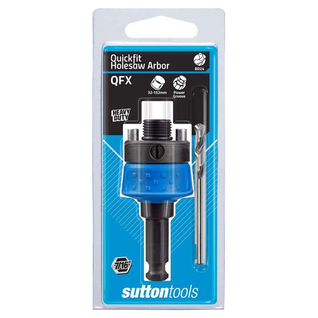 Sutton Tools QFX Quickfit Holesaw Arbor 32-152mm