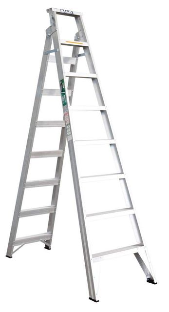 Bailey Trade Aluminium Dual Purpose Ladder 2.4m 150kg Industrial