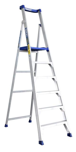 Bailey P150 6 Step Aluminium Platform Ladder 150kg Industrial