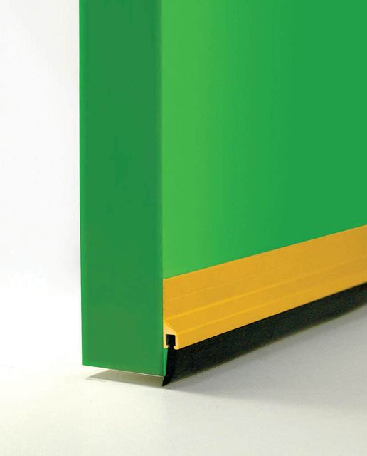 Cowdroy Anodised Rubber Strip Door Seal Gold