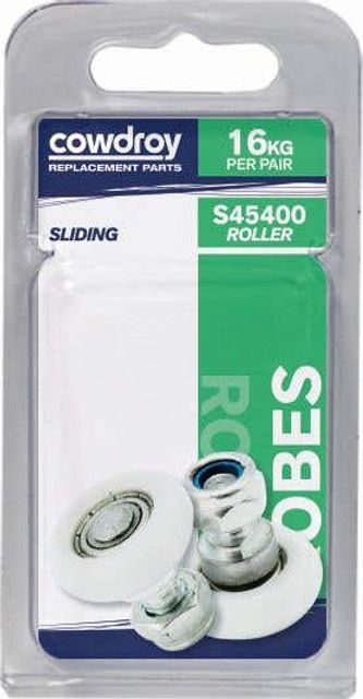 Cowdroy Silent-Glide Wheel, Axle and Nut Pack 2 Pack