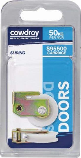Cowdroy Sliding Door 36mm Concave Wheel Sheave 2 Pack