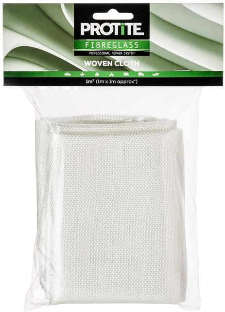 Protite Fibreglass Strip Woven Cloth 1 x 1m