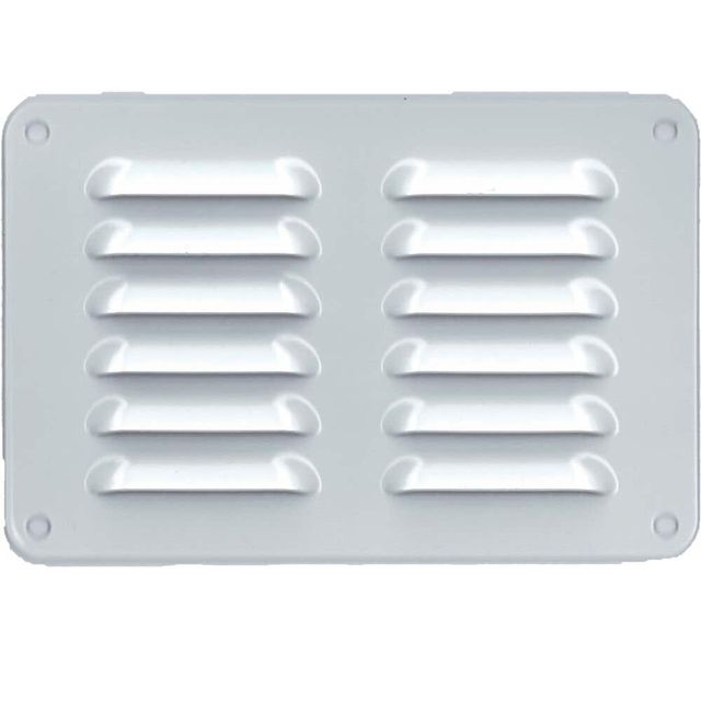 Haron Pressed Aluminium Vent White 150 x 100mm