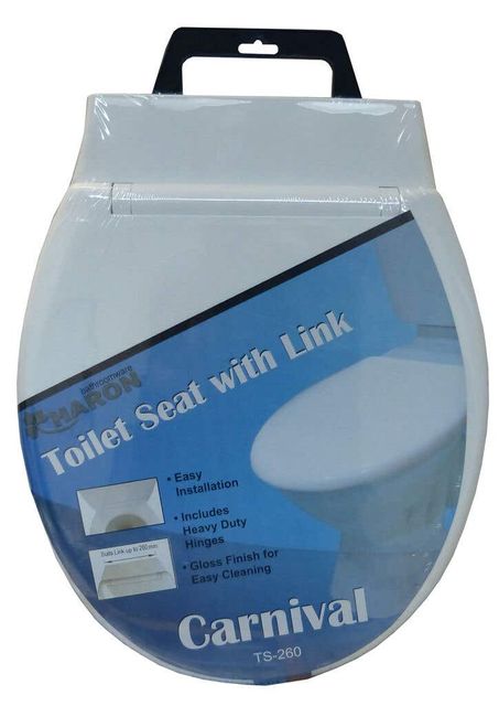 Haron Carnival Toilet Seat White