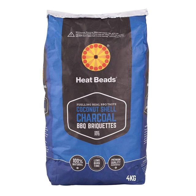 Heat Beads Coconut Shell Charcoal BBQ Briquettes 4kg