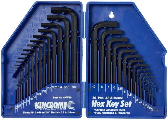 Kincrome 30Pce Hex Key Wrench Set