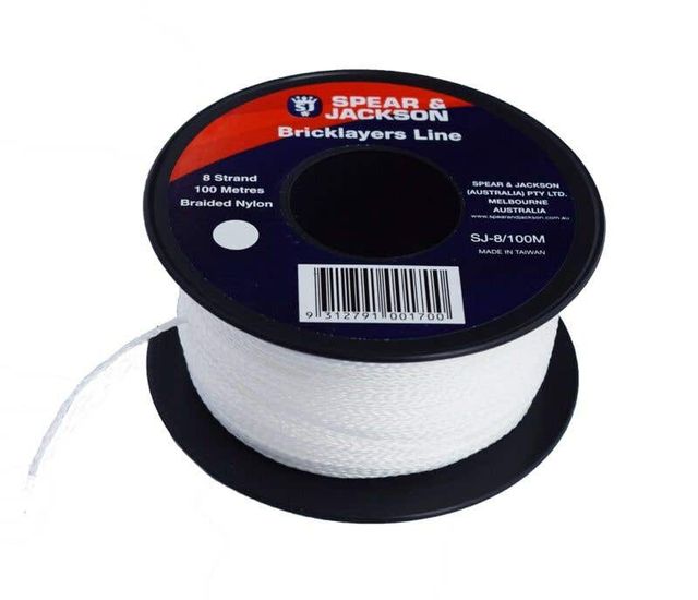 Spear & Jackson Bricklayers Line White 100m