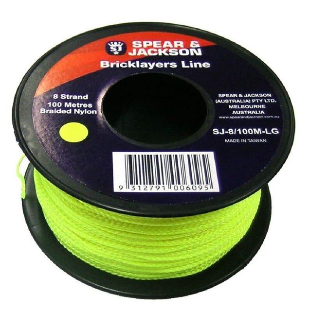 Spear & Jackson Bricklayers Line Green 100m