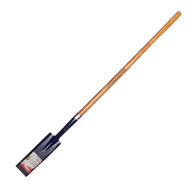 Spear & Jackson Trenching Trade Shovel Long Oak Handle