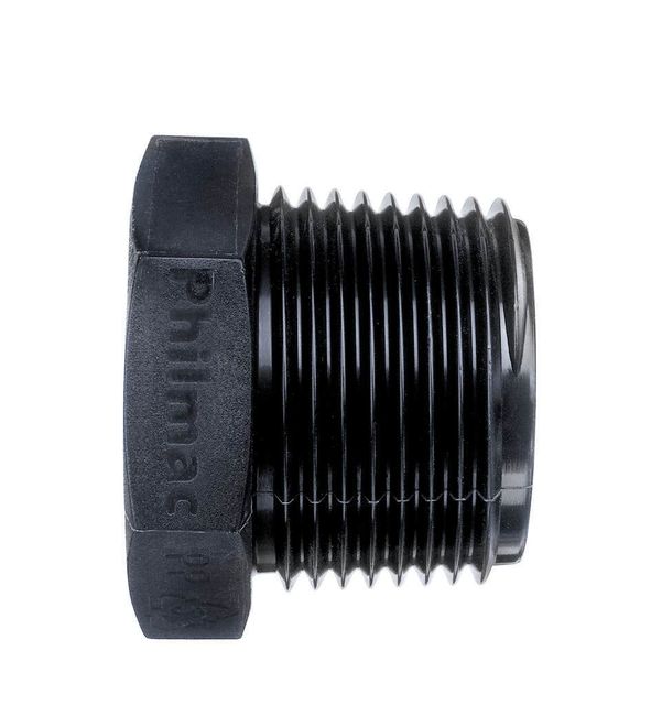 Philmac BSP Threaded Pipe Plug Poly 1"