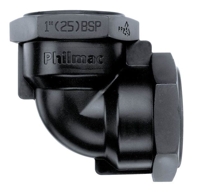 Philmac BSP Threaded Elbow Female Poly 1-1/2"