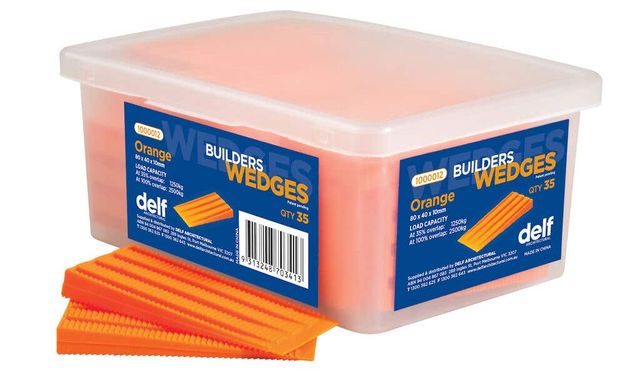Delf Builder Wedge Orange 10mm