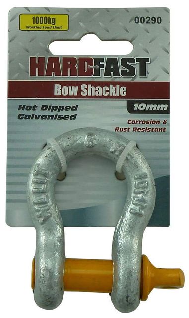 Hardfast Load Rated Bow Shackle 10mm