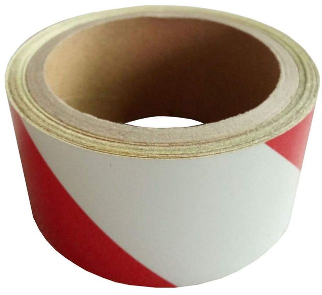 Medalist Reflect Adhesive Tape Red & White 50mm x 10m