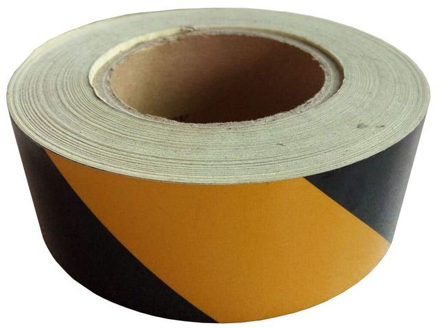 Medalist Reflect Adhesive Tape Yellow & Black 50mm x 10m