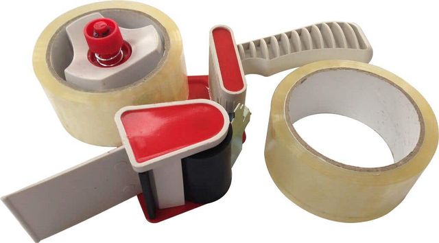 Work Force Tape Dispenser Gun with 2 Tape Rolls