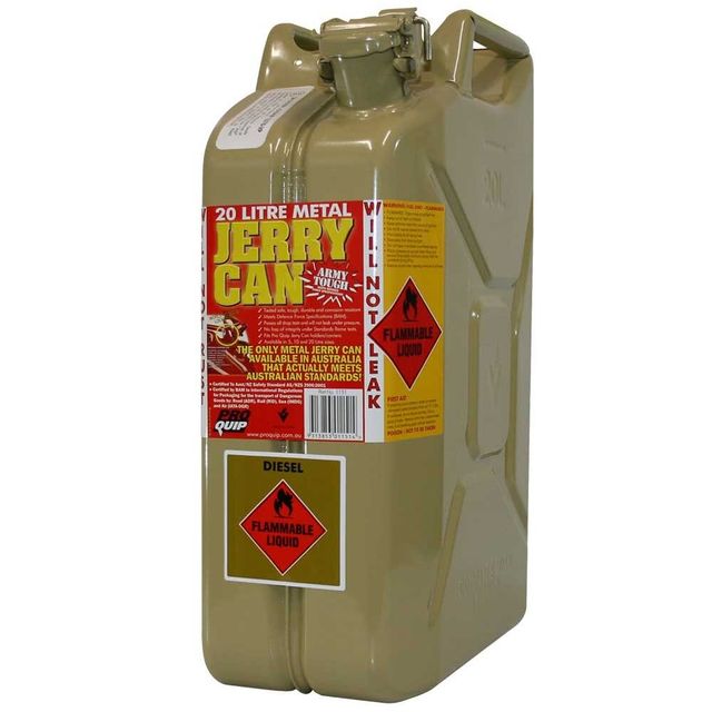 Pro Quip Olive Metal Jerry Can 20L