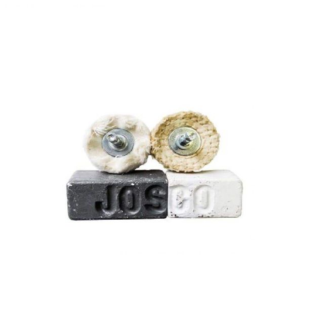 Josco 50mm Metal Polishing Kit - 4 Piece