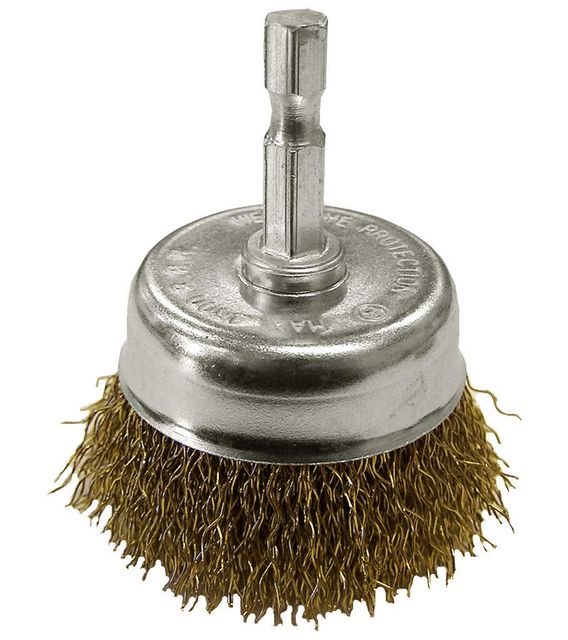 Josco Brumby Spindle-Mounted Cup Brush 50mm