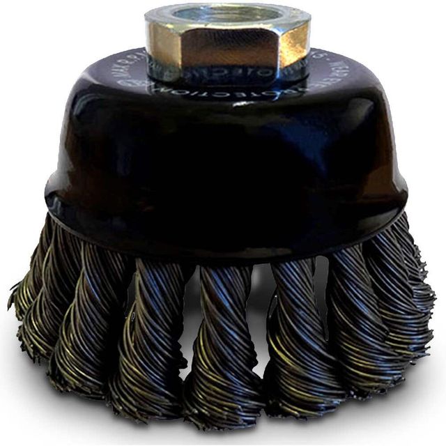 Josco Multi Thread Twist Knot Cup Brush 75mm