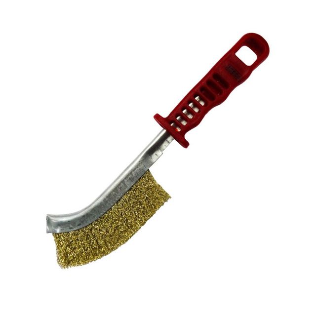 Josco Steel Bristle Plastic Handle Scratch Wire Brush