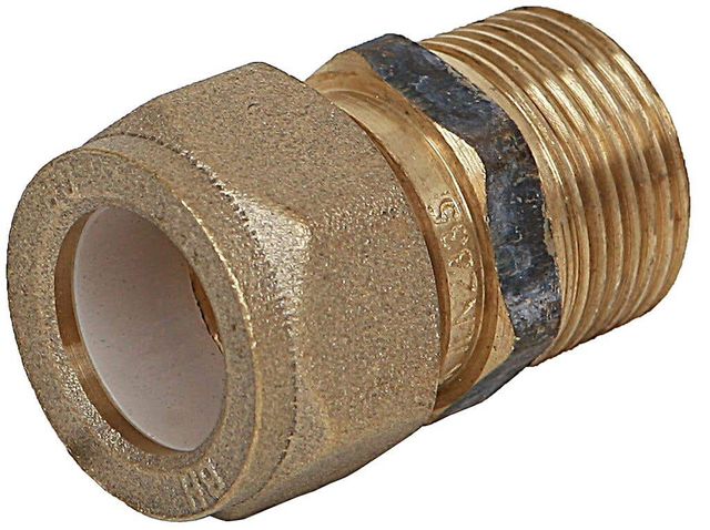 Brasshards Union Nylon Olive Compression Brass 20mm Male x 20mm Compression
