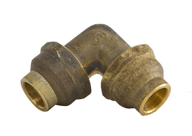 Brasshards Elbow Flare Compression Brass 15mm x 15mm