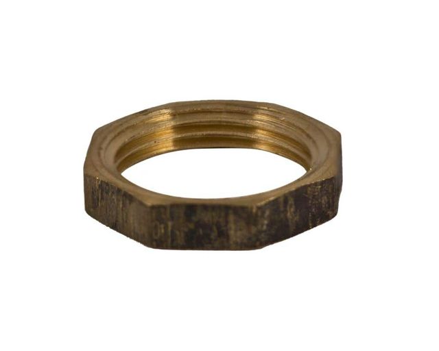 Brasshards Backnut Hex Brass 20mm