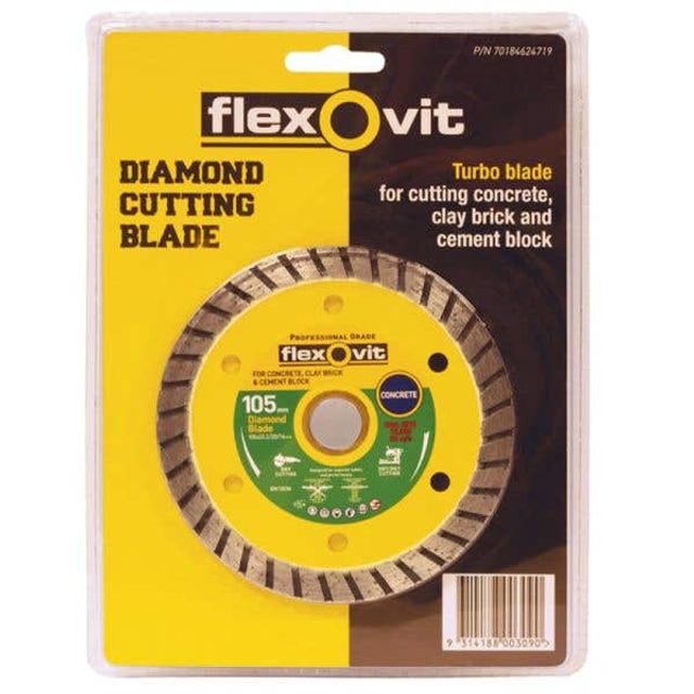 Flexovit Diamond Blade Concrete Brick 105mm