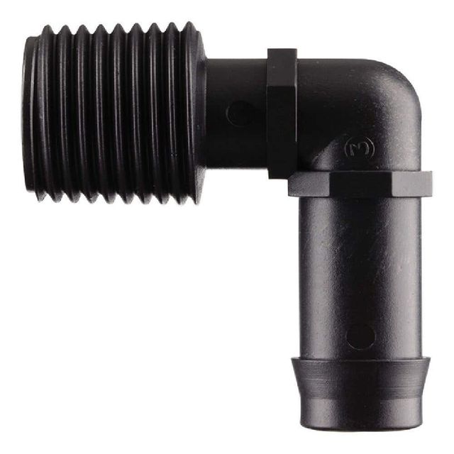 Neta Elbow 13mm Barb x Male BSP 1/2 inch