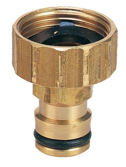 Neta Brass Tap Adaptor 3/4" x 12mm