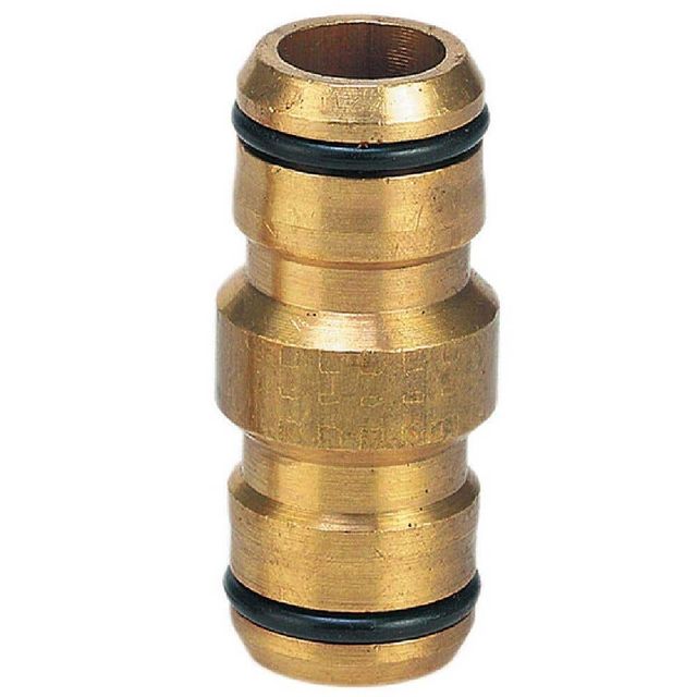 Neta Brass 2-End Hose Coupler 18mm