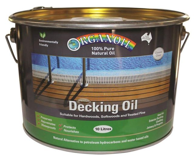 Organoil Decking Oil Classic Clear 10L