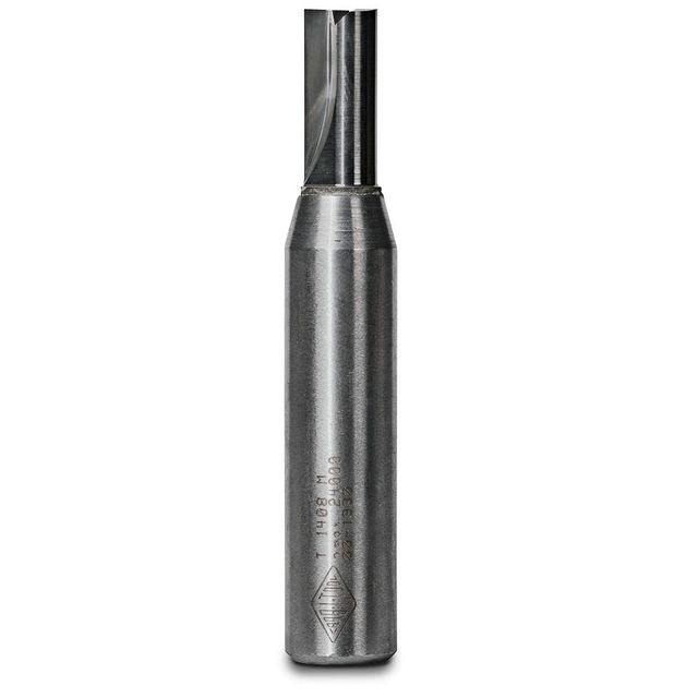 Carbitool Router Bit Tct Straight Double-Flute 8mm-Diameter 1/2Inch -Shank