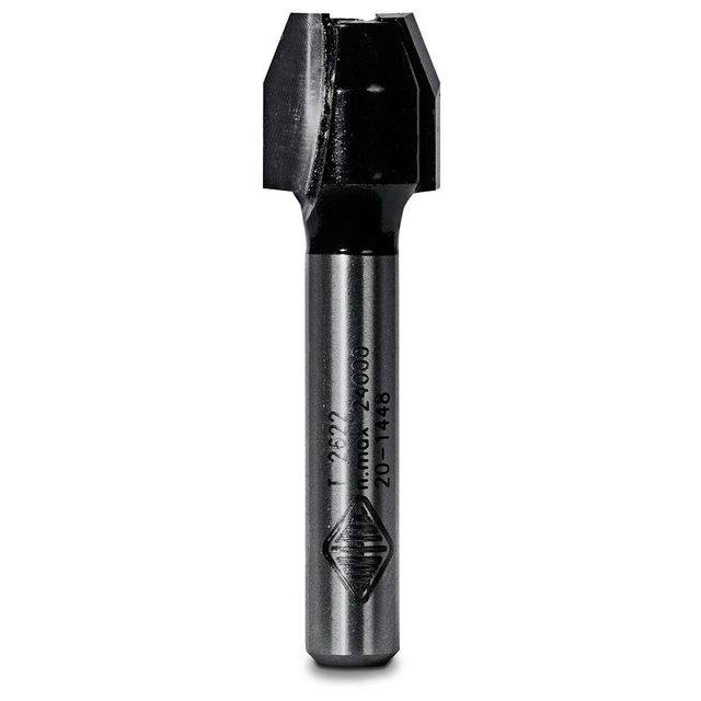 Carbitool Router Bit Tct Flush & 22-Degree Bevel Trimming 1/4Inch -Shank