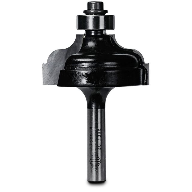 Carbitool Router Bit Tct Ogee Bit W.Bearing 3/16Inch -Radius 1/4Inch -Shank