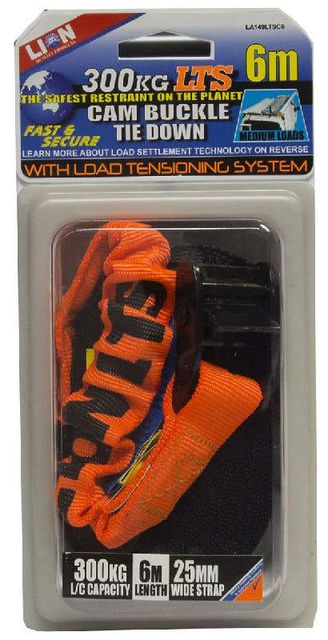 Lion LTS 25mm x 6m Cam Tie Down