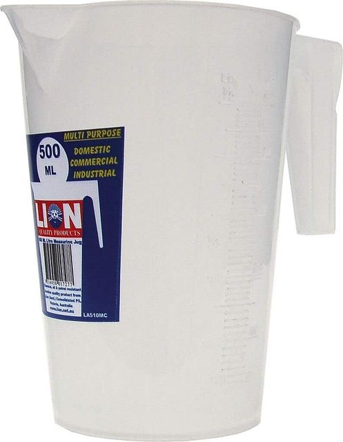 Lion Oil Resistant Measuring Jug 500ml