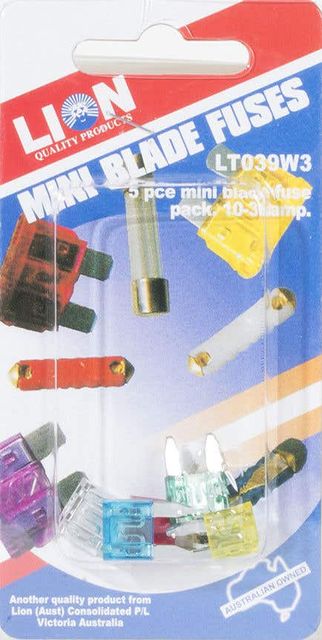 Lion Mini Blade Fuse 5 Pack