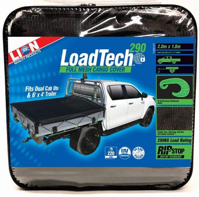 LoadTech Full Mesh Cargo Net 2.0 x 1.8M