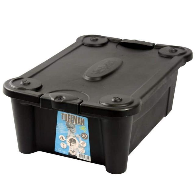 Tuffman Storage Container 20L Black
