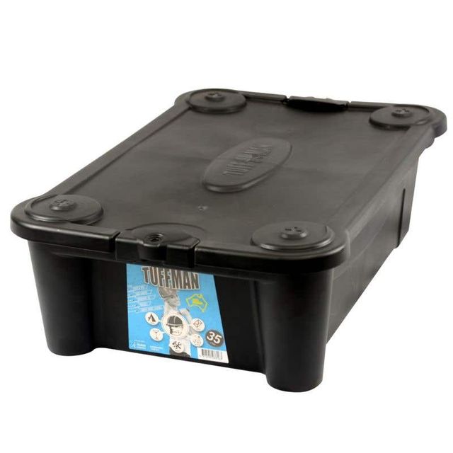 Tuffman Storage Container 35L Black