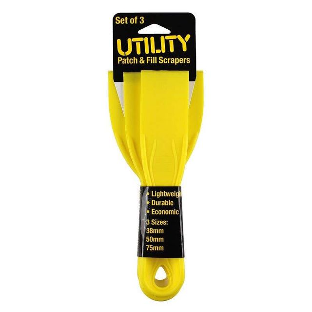 Uni-Pro Utility Patch & Fill Scrapers Set of 3