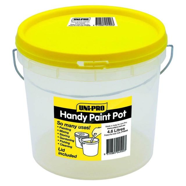 Uni-Pro Handy Paint Pot With Lid 4.6L