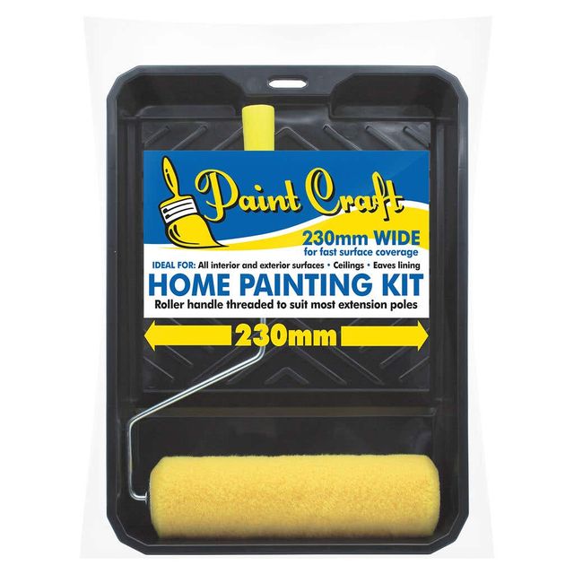 Uni-Pro Paint Craft Roller Kit 230mm with 10mm Nap