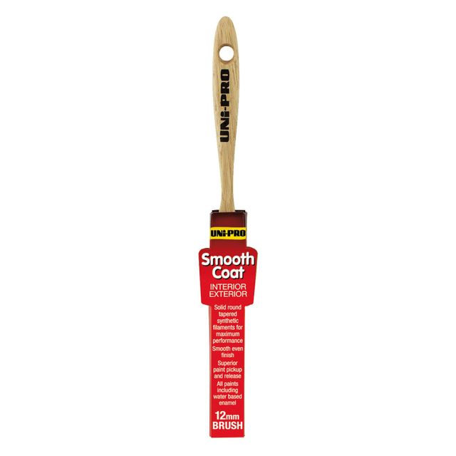 Uni-Pro Smooth Coat Paint Brush 12mm