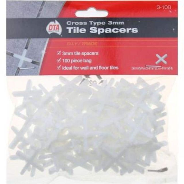 Spacer Tile Lugs 3mm - 100 Pack