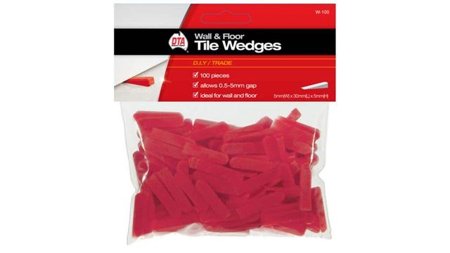DTA Wedges Tile Red 100pcs