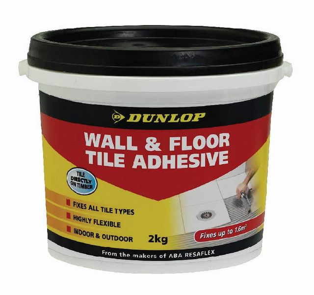 Dunlop 2 KG Tub Wall And Floor Tile Adhesive